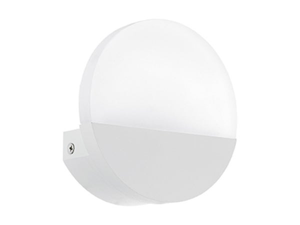 Applique Plastique Blanc Led Intégré Eglo Ronde