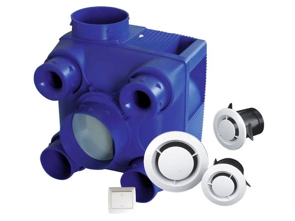 Kit vmc simple flux autoréglable à détection d'humidité, EQUATION Dhu 2