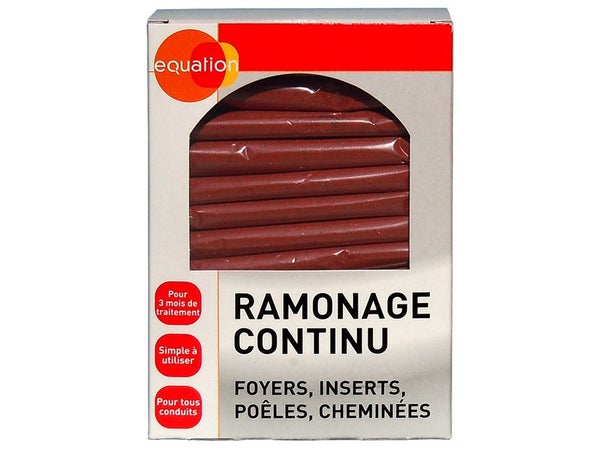 Lot de 2 bûches de ramonage Pyrofeu pour insert avec Certificat