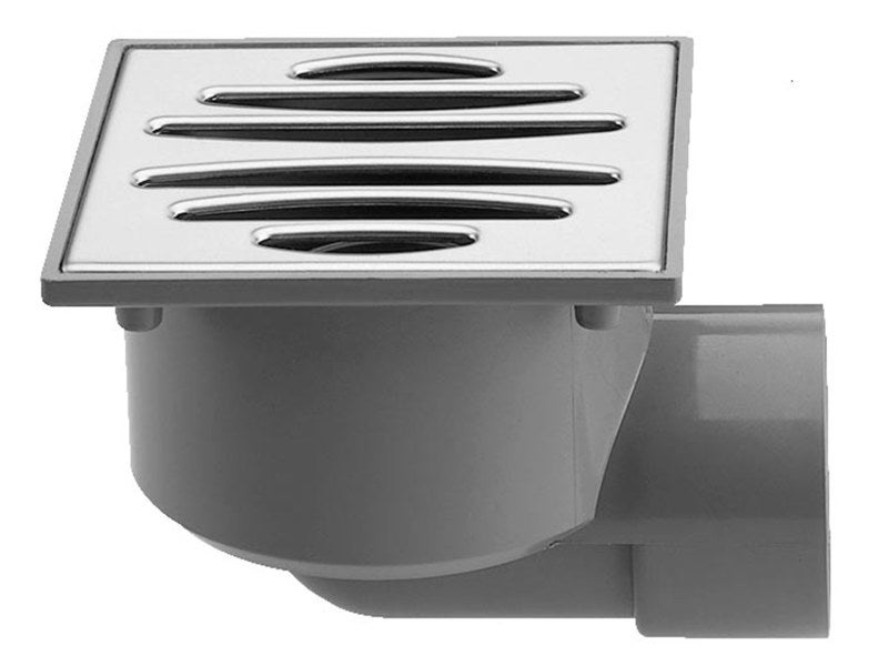 Siphon de sol douche à l'italienne, 10 x 10 cm, GIRPI