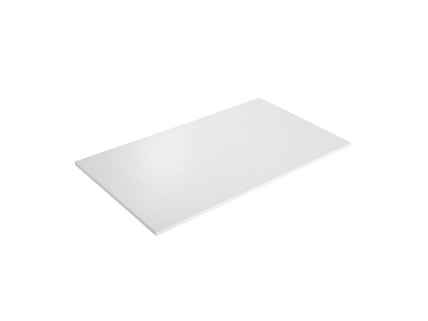 Plateau de table aggloméré blanc, L.120 x l.70 cm x Ep.18 mm