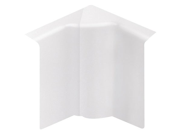 Angle Intérieur Blanc Pour Plinthe, H.8 X P.2 Cm