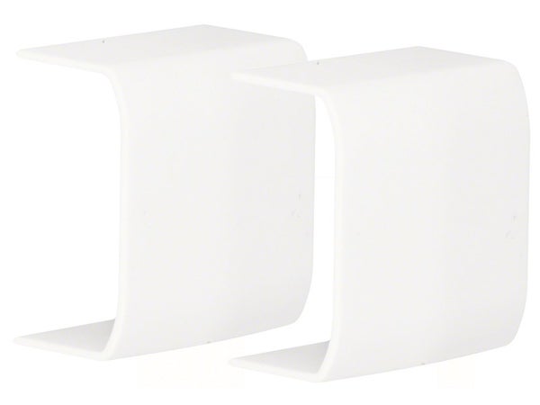Lot De 2 Jonctions Blanc Pour Moulure, H. 2.6 X P.1.5 Cm