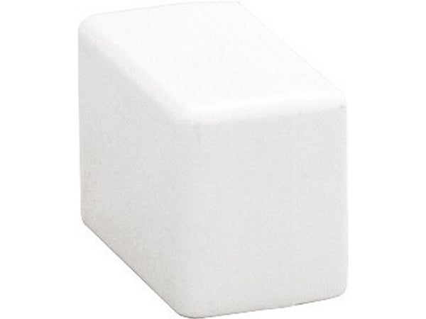 Lot De 4 Embouts Blanc Pour Moulure, H. 3.2 X P.1.1 Cm