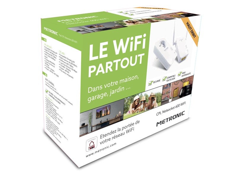 Kit Cpl + Wifi 600 Mbits Pour Gigogne, Metronic