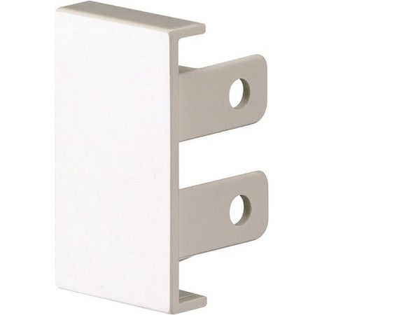 Lot De 2 Embouts Blanc Pour Moulure, H. 3.6 X P.2.3 Cm