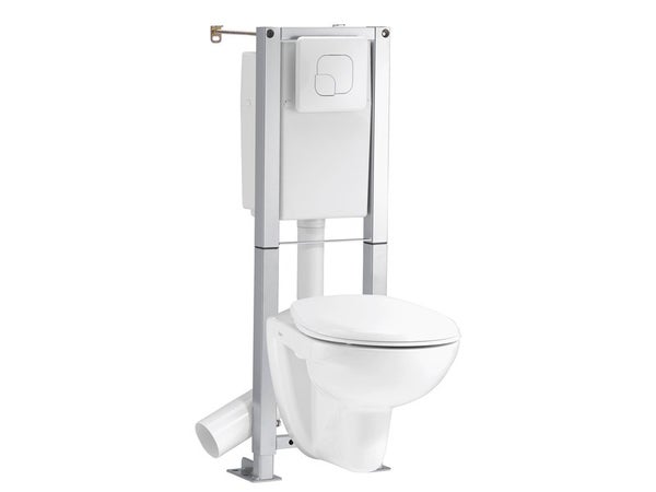 Pack WC suspendu bâti universel, SENSEA Remix