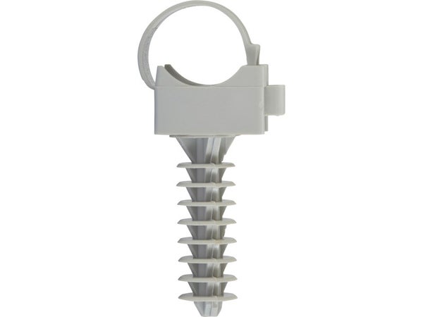 Lot de 10 fixes pour tube et chevilles, diam. 16 x L.75 mm