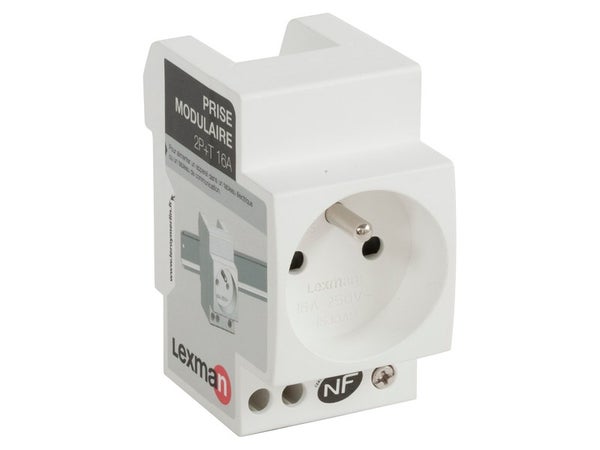Prise Modulaire 2 P + T Lexman 16 A