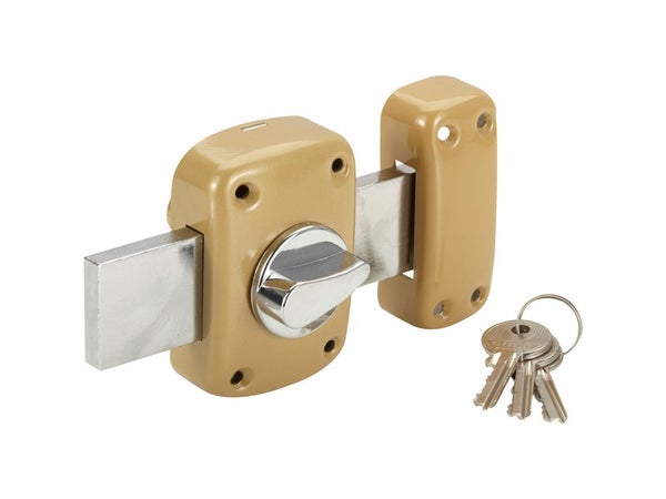 Verrou Bouton / Cylindre, 30 Mm, Standers Diam. 21, 5 Goupilles