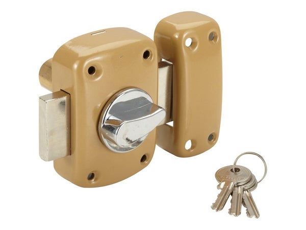 Lot De 2 Verrous Bouton / Cylindre, 45 Mm, Standers Diam. 21, 5 Goupilles