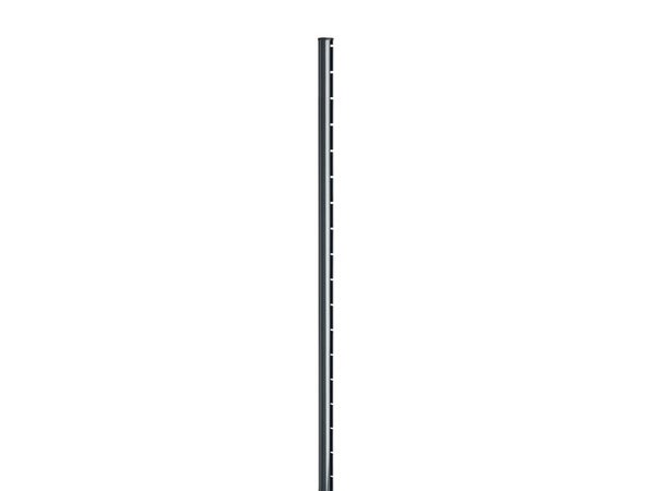 Poteau À Encoche Axor Gris, H.200 X P.6.8 Cm