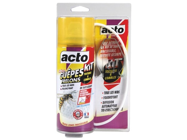 Antiguêpes et frelons aérosol ACTO 300Ml