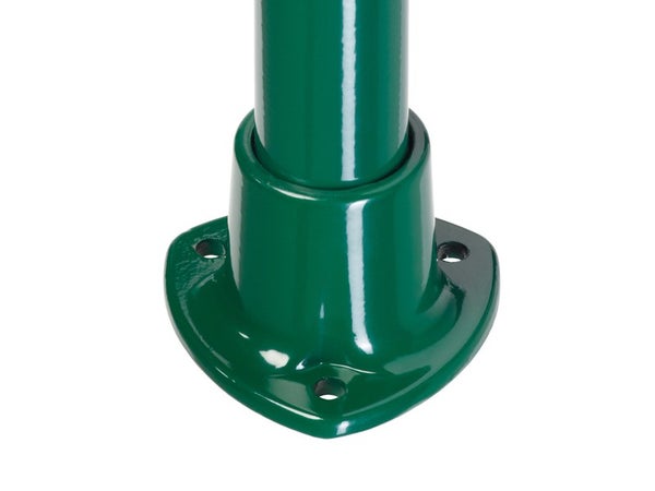Platine aluminium à visser Univers vert, H.8 x l.11 x P.11 cm