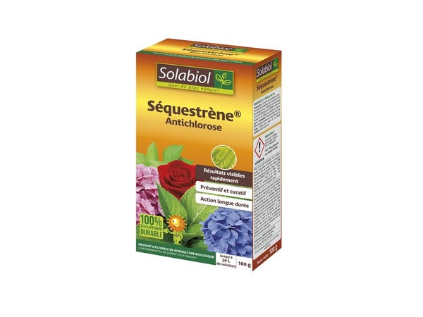Traitement des maladies chlorose SOLABIOL , pourtous végétaux, 100g