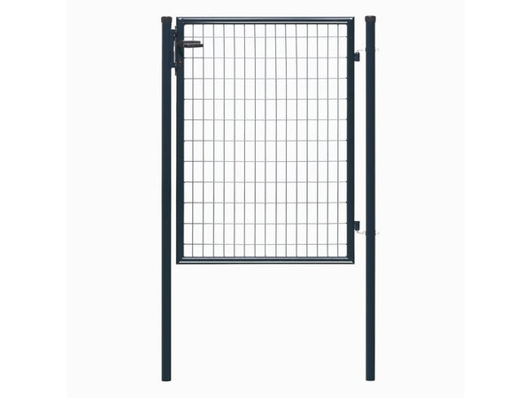 Portillon grillagé Eco garden l.105 x H.125 cm, gris