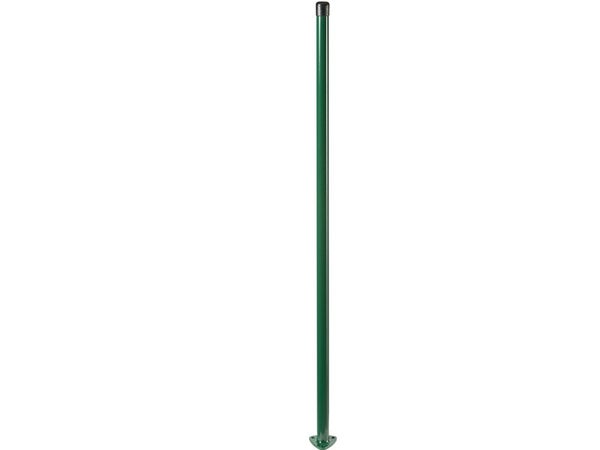 Poteau acier galvanisé rond univers vert, H.225 x L.4.8 x P.4.8 cm