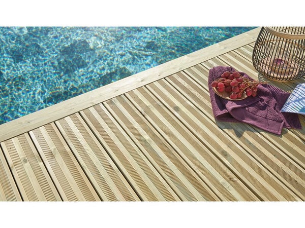 Planche en bois Kuhmo 2,  L.240 x l.12 cm x Ep.21 mm vert