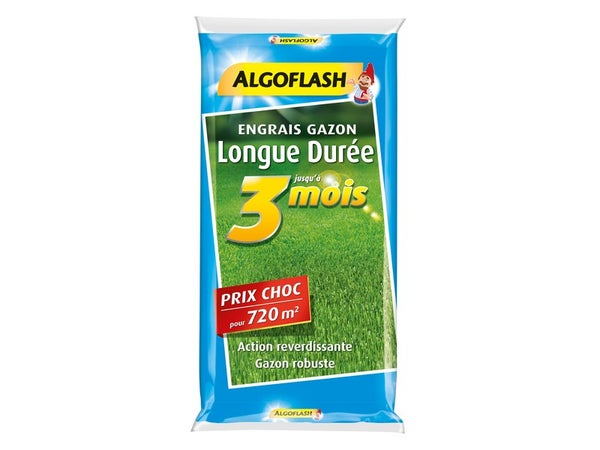Engrais Longue Durée Algoflash 18 Kgs 720 M²