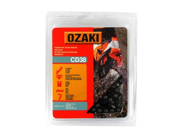 Chaîne De Tronçonneuse Ozaki Semi Carrée: .3/8"Lp .043 (1,1Mm) 52 Entraîneurs