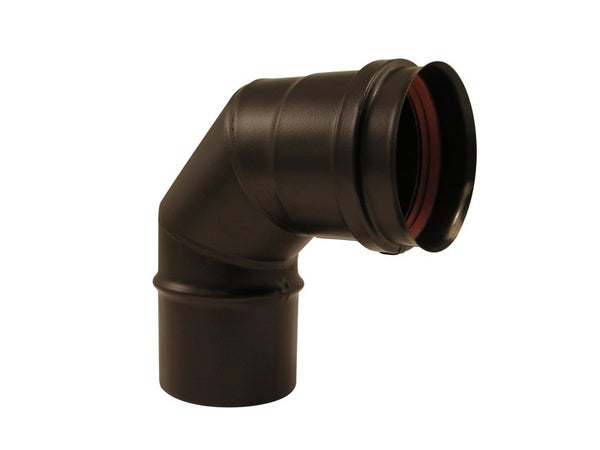Coude pour conduit simple paroi, JONCOUX, diam. 80 mm 90°