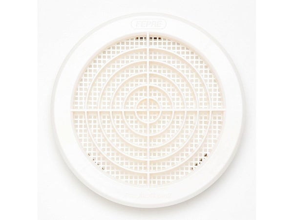 Grille d'aération abs naturel Diam.14.7 cm