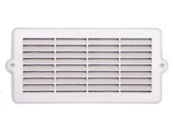 Grille d'aération abs naturel, L.10.3 x l.22 cm