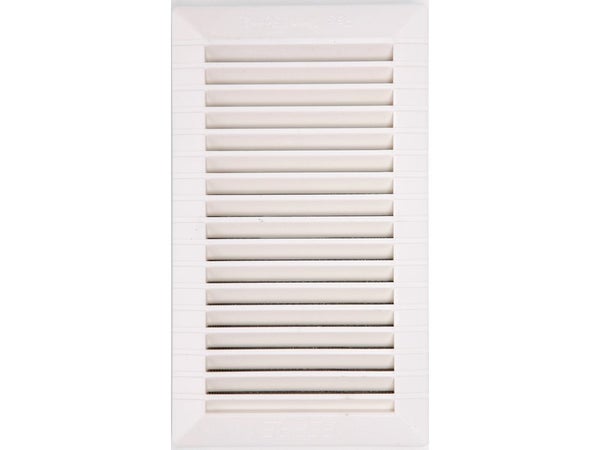 Grille d'aération abs naturel, L.23 x l.13.5 cm