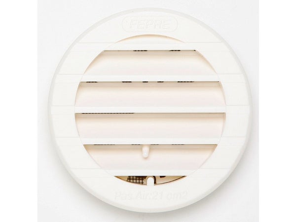 Grille d'aération abs naturel Diam.9.8 cm