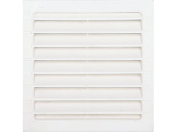 Grille d'aération abs naturel, L.14.5 x l.14.5 cm