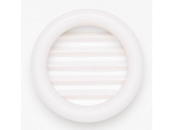 Lot de 4 grilles d'aération abs naturel Diam.4 cm