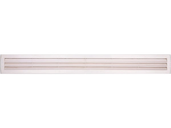 Grille d'aération abs naturel, L.6 x l.51.7 cm