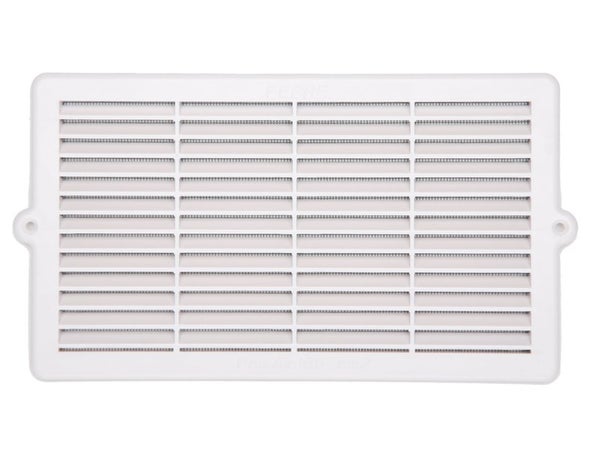 Grille d'aération abs naturel, L.15.2 x l.27.6 cm