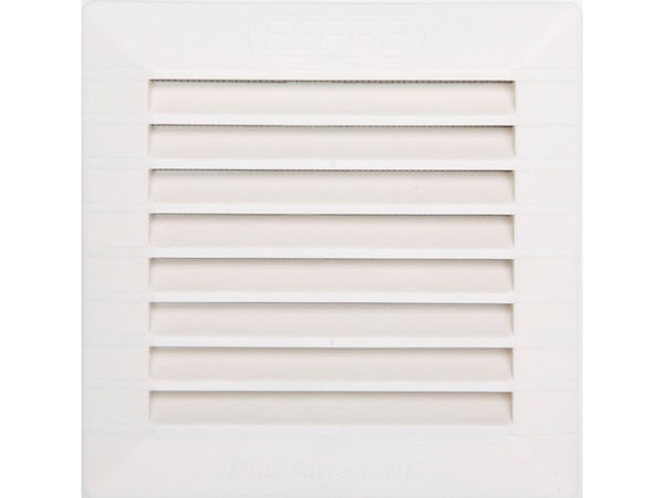 Grille d'aération abs naturel, L.13.5 x l.13.5 cm