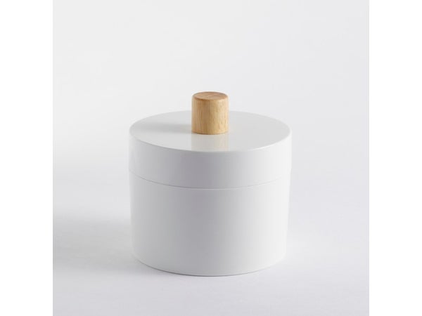 Boîte de rangement nomade en plastique, blanc blanc 0, scandi
