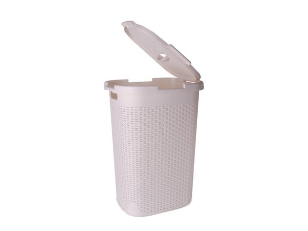 Panier à Linge, Plastique, Vert, 59,5 x 43,5 x 35,5 cm[670] - Cdiscount  Maison