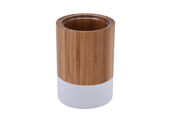 Gobelet bambou James, blanc-blanc n 0