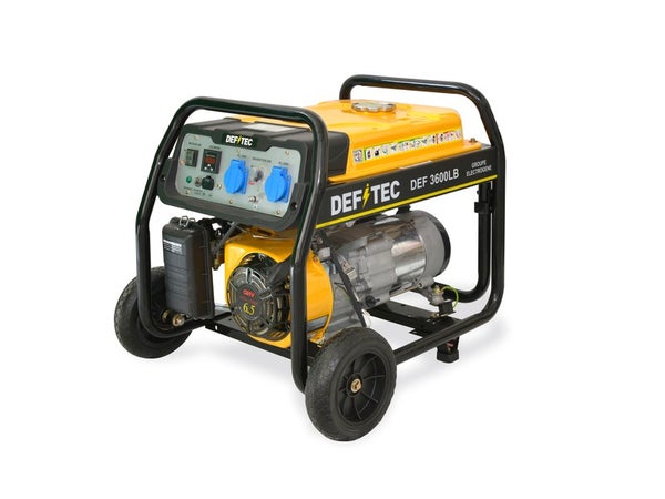 Groupe électrogène essence de chantier DEFITEC 3600lb, 2500 watts