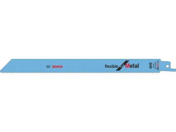 Lot De 2 Lames Coupe Multiusage Bosch S1122Bf Pour Tôle Épaisse