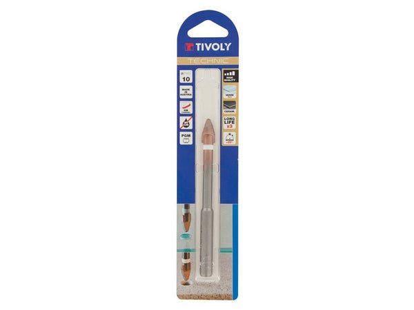 Foret Technic Verre, Diam.4 Mm Tivoly