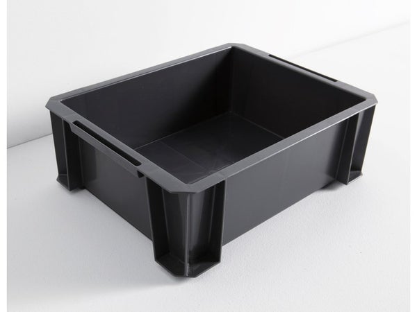 Bac de manutention Iris en plastique de 8 L, L.35 x P.27.5 x H.12 cm anthracite