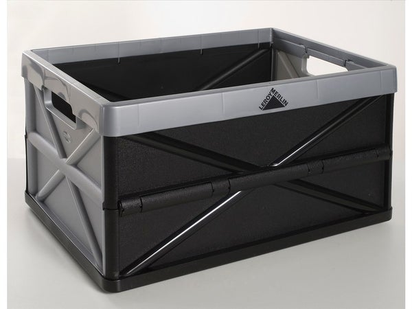  Casier Tontarelli Plastique Noir L.36 X P.53 X H.29.5 Cm Cm