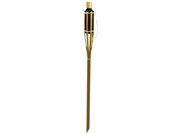 Torche Bambou Noir Bouchon 1,2M