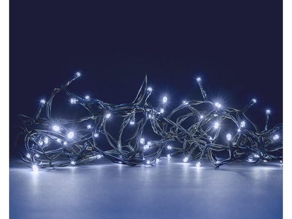Guirlande lumineuse micro LED à lumière fixe blanc chaud sur secteur - 15 m  : BLACHÈRE ILLUMINATION - botanic®