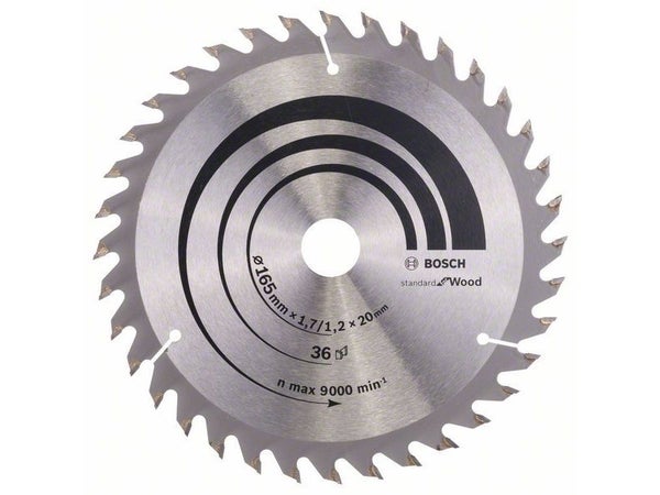 Lame Bois Coupe Fine Et Nette Bosch Scie Circulaire 165 Mm 36 Dents