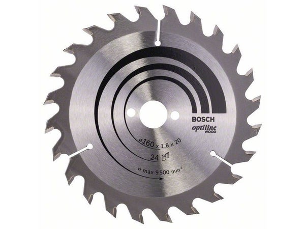 Lame Bois Coupe Multiusage Bosch Optiline Wood Pour Scie Circulaire