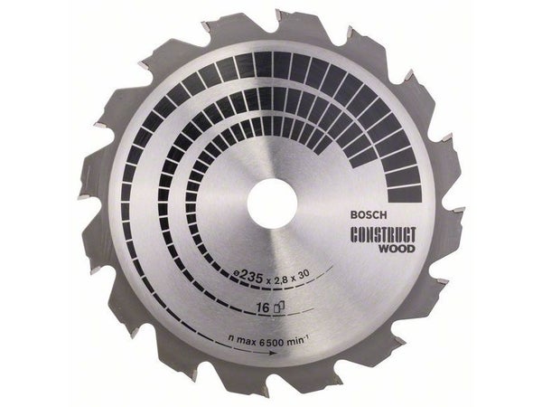 Lame Coupe Rapide Et Grossière Bosch Scie Circulaire 235 Mm Bois Et Aluminium