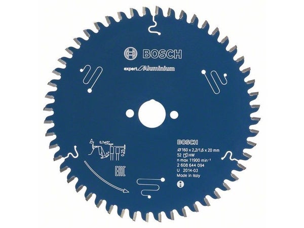 Lame Coupe Fine Et Nette Bosch Pour Scie Circulaire 160 Mm Découpe Aluminium