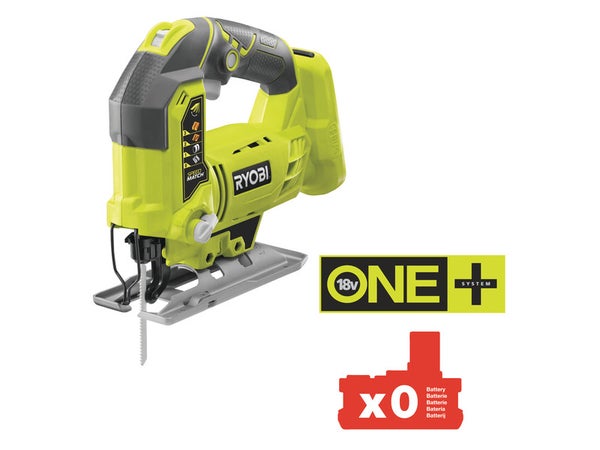 Scie Sauteuse Sans Fil 0 Batterie Ryobi One+ R18Js-0 18 V