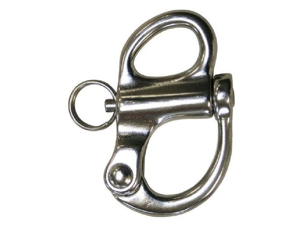 Mousqueton À L Oeil Fixe 70Mm Inox A4 / Aisi 316